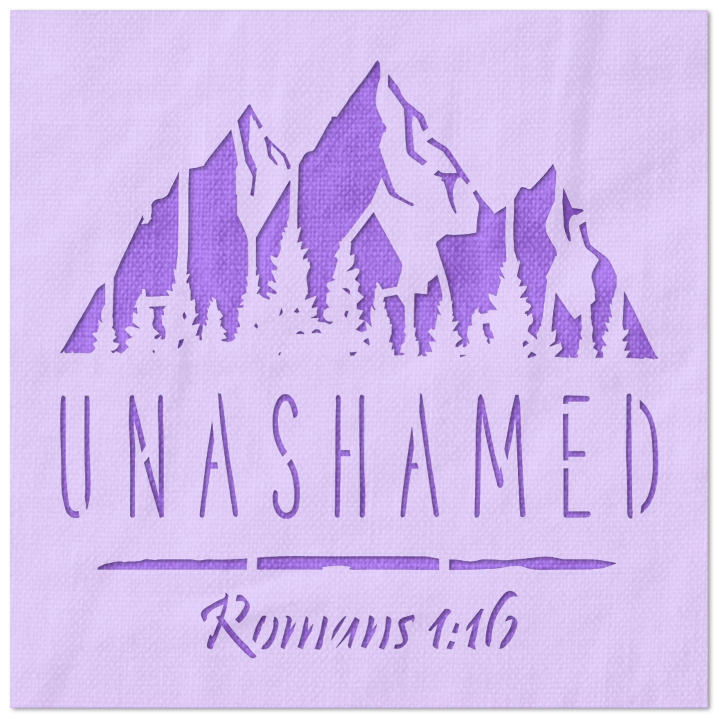 Romans 1:16 Stencil