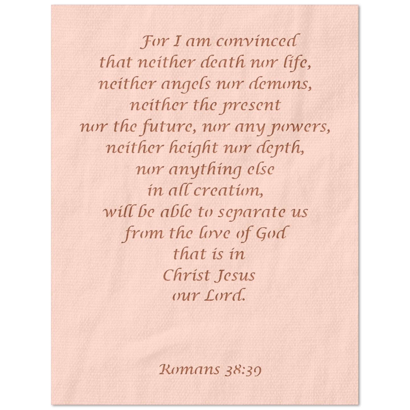 Romans 38:39 Stencil