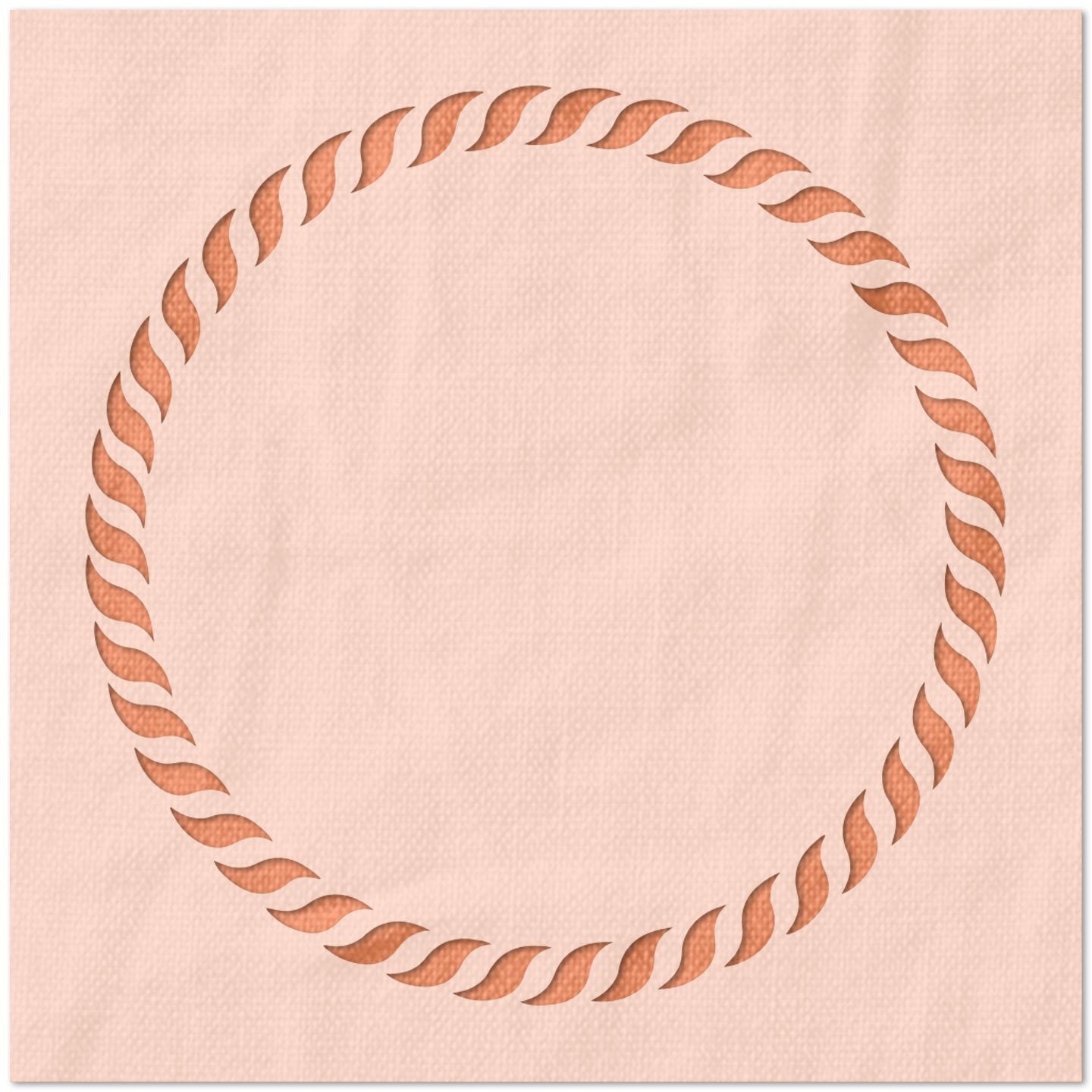 Rope Circle Stencil