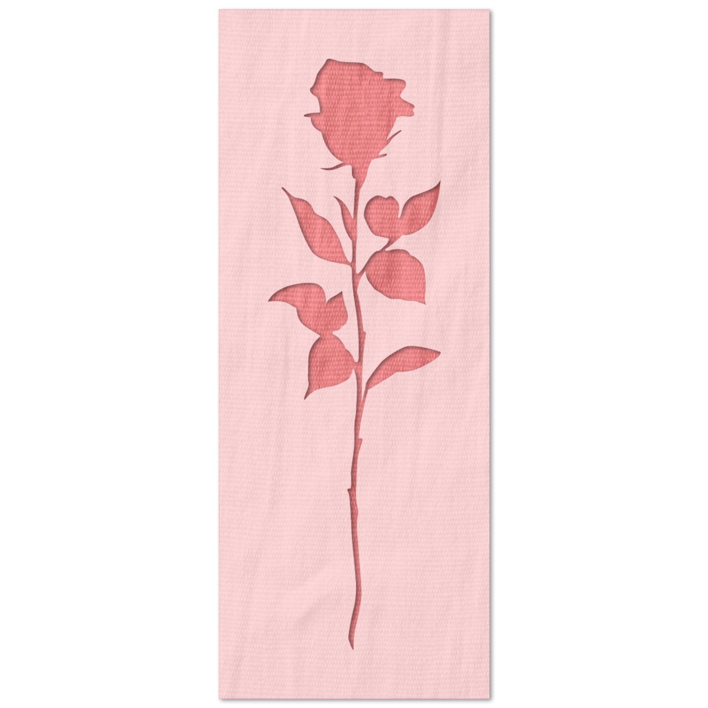 Rose on Stem Stencil