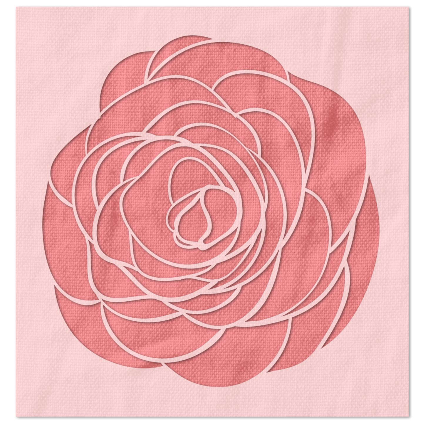 Rose Stencil