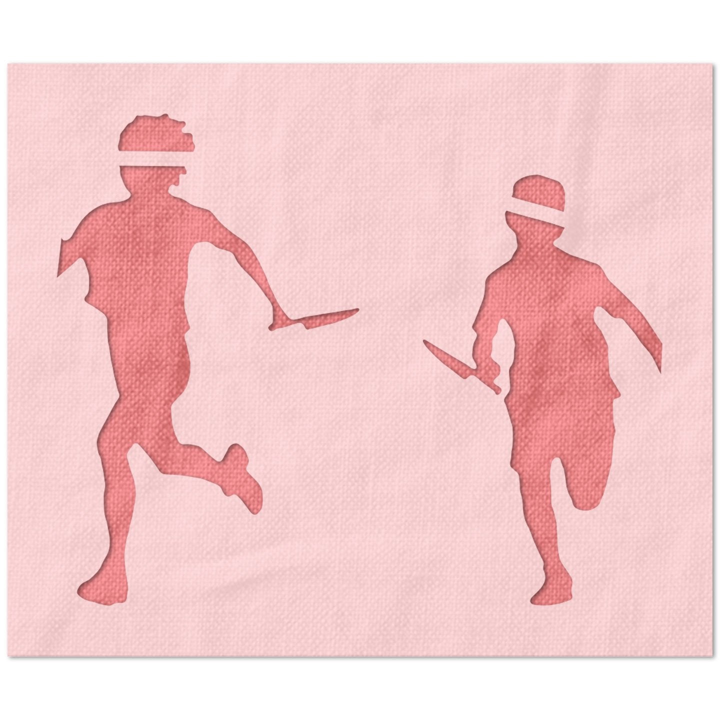 Running with Knives Stencil