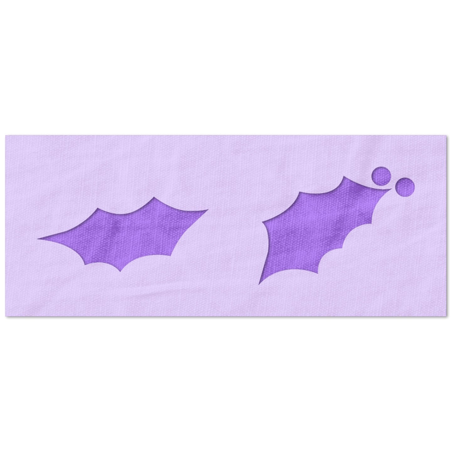 Simple Mistletoe Stencil