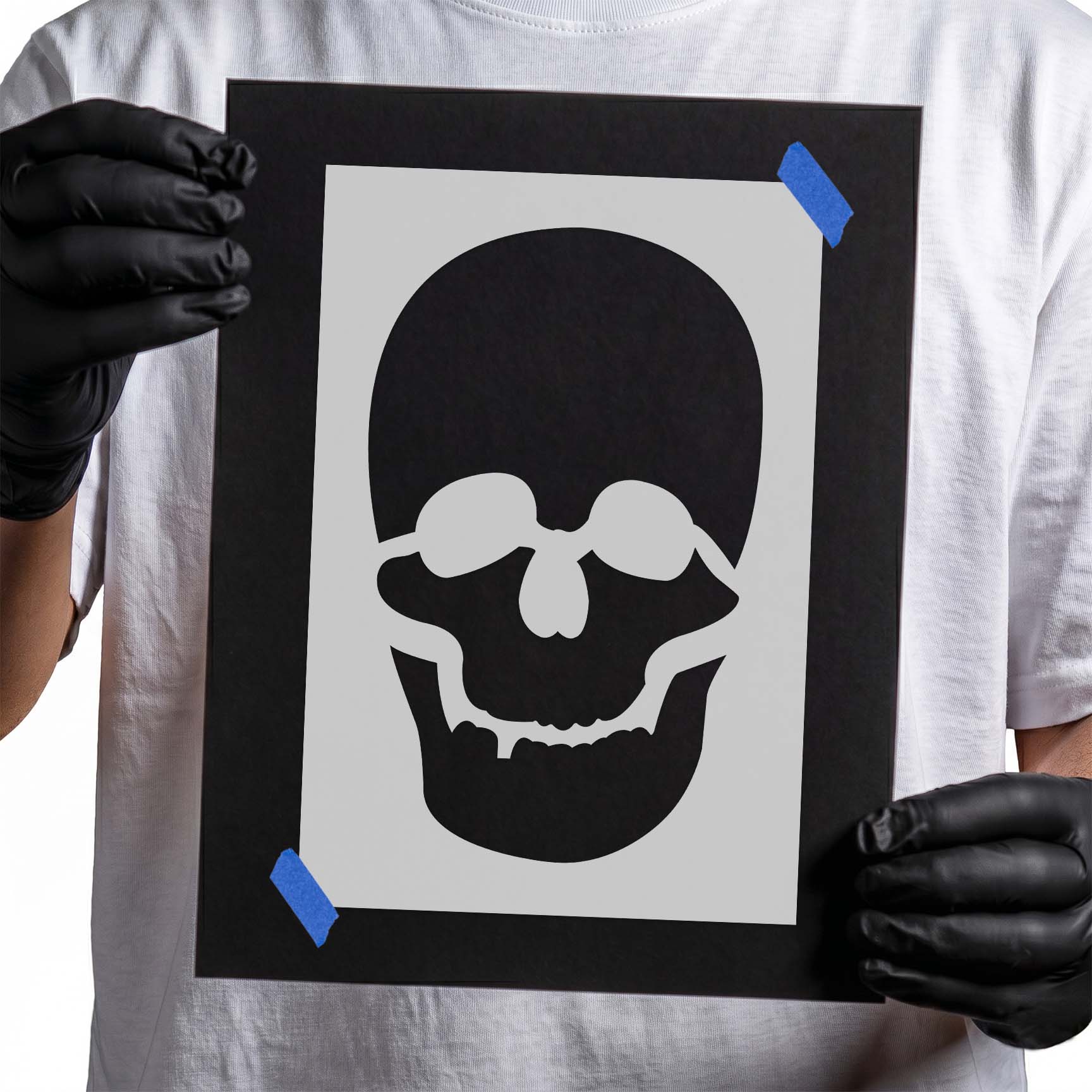 Simple Skull Stencil