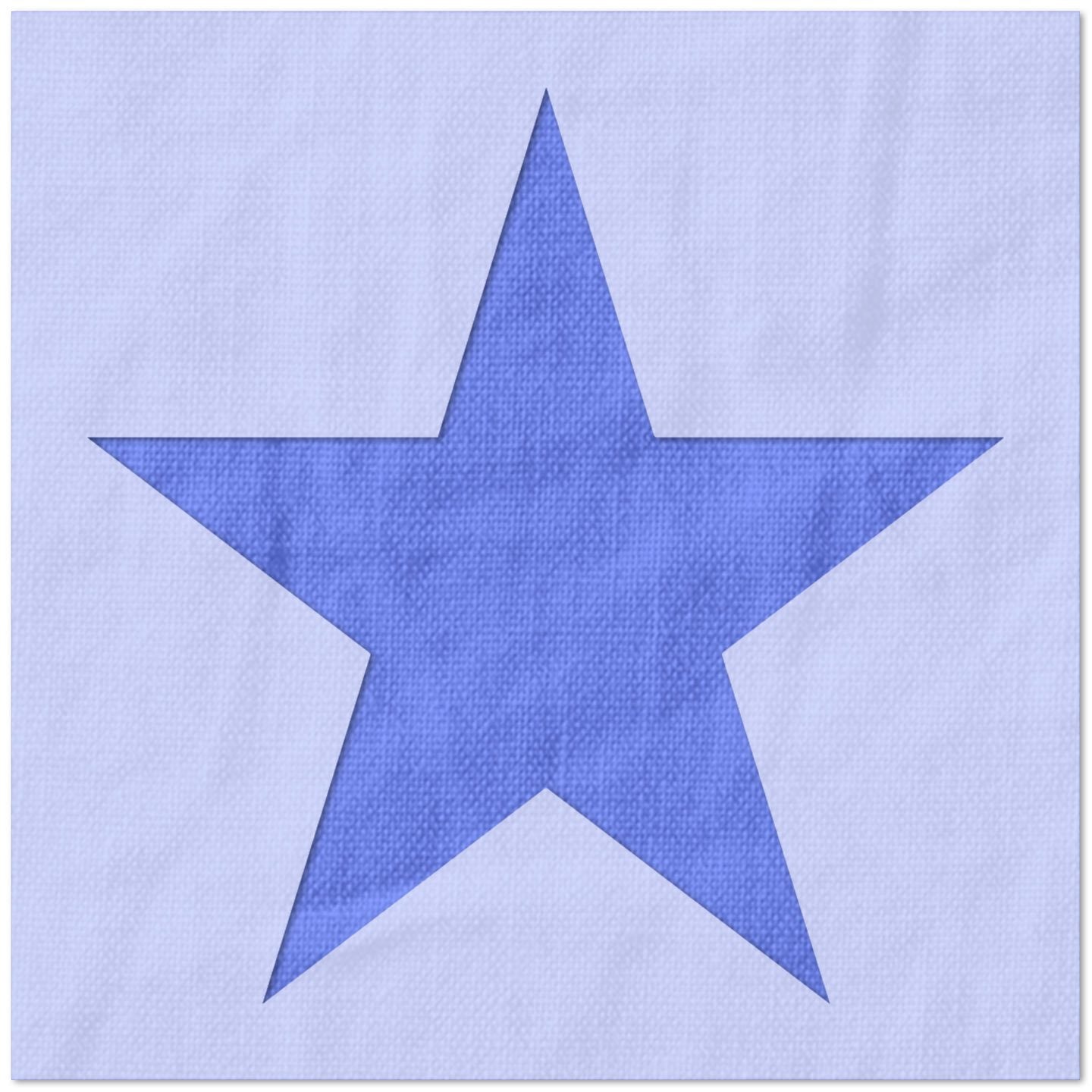 Simple Star Stencil