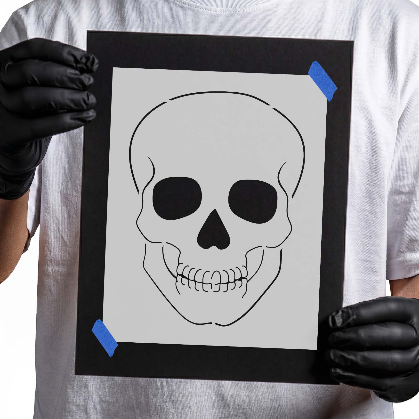 Skull Stencil