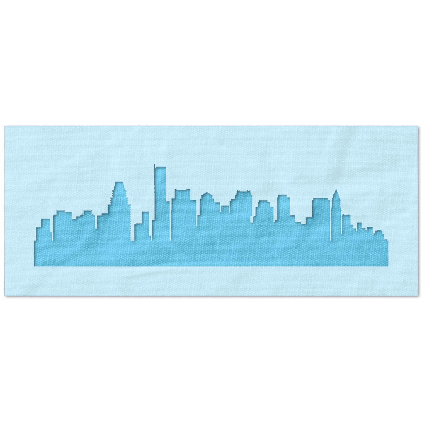 Boston Skyline Stencil