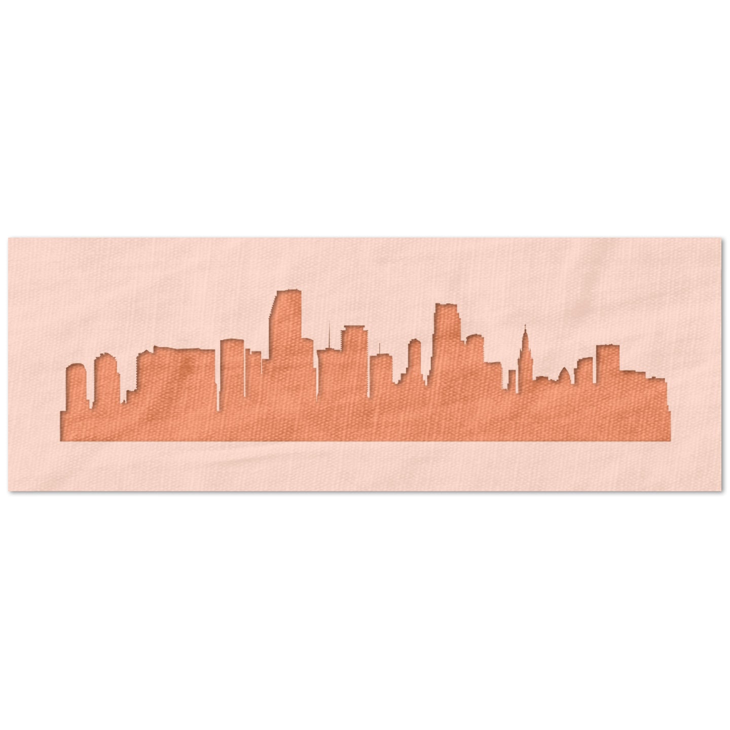 Miami Skyline Stencil