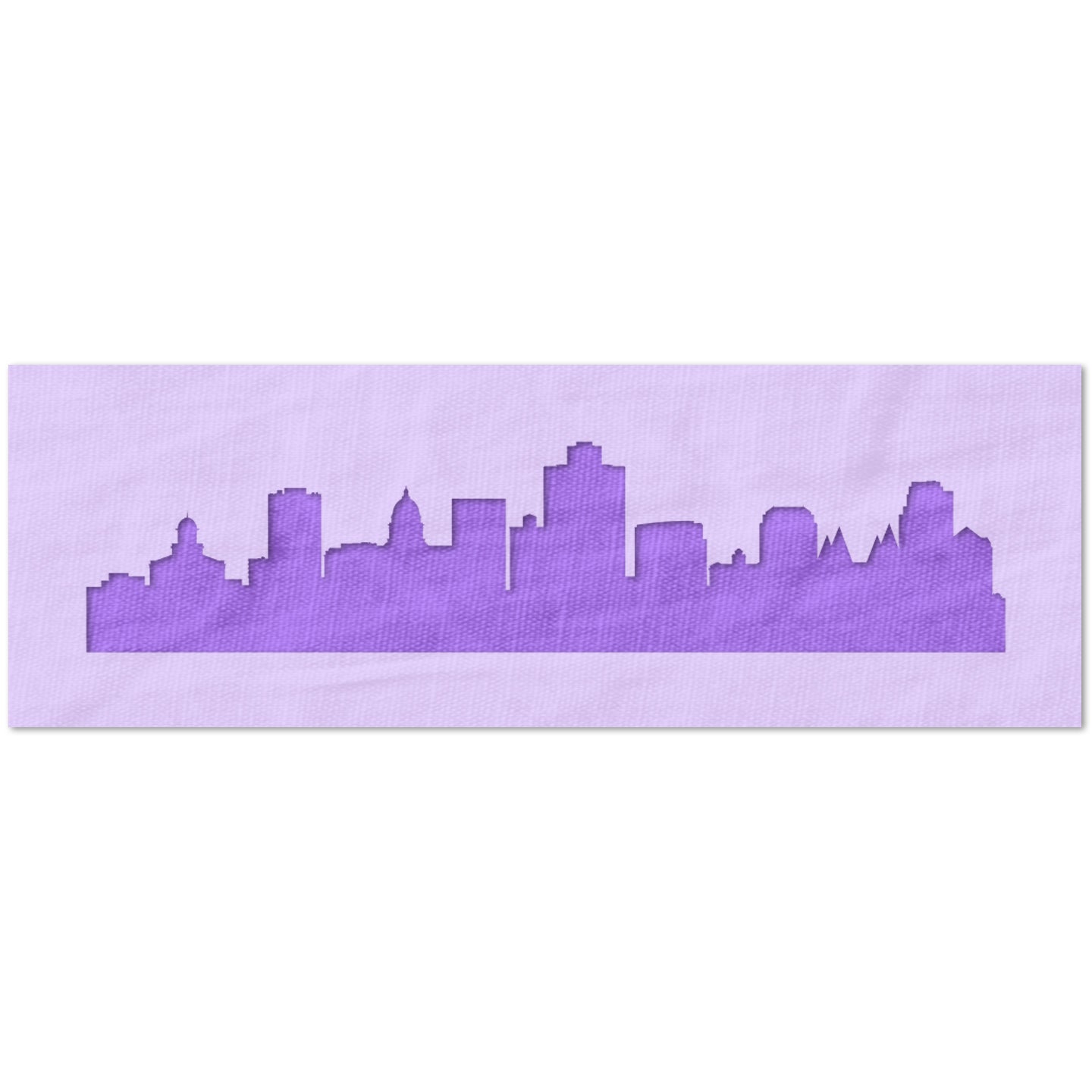 Salt Lake City Skyline Stencil