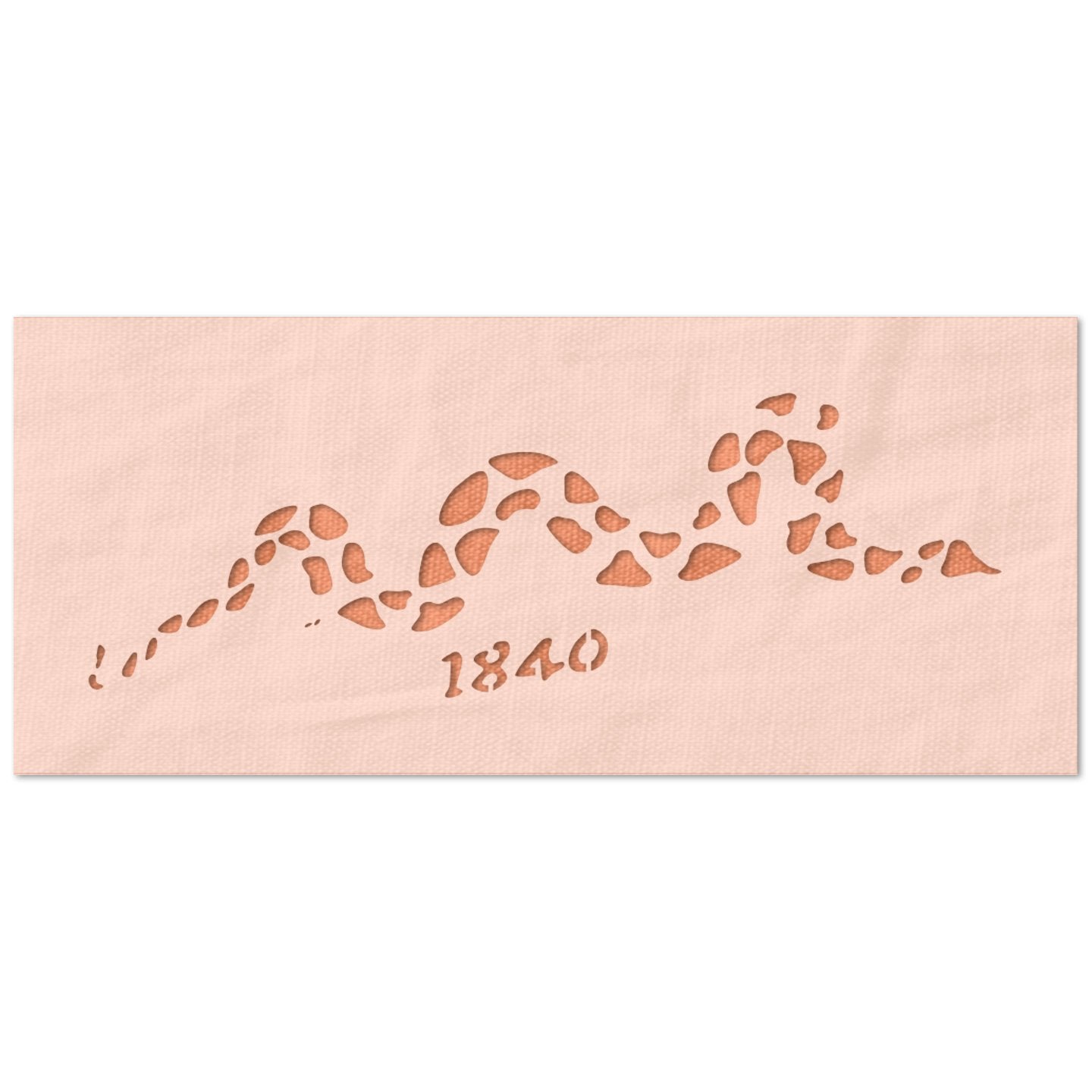 Snake 1840 Stencil Stencil