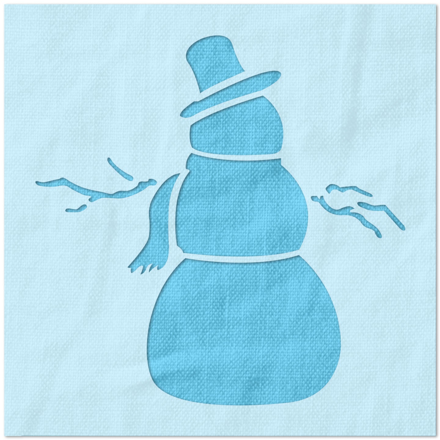 Snowman Stencil