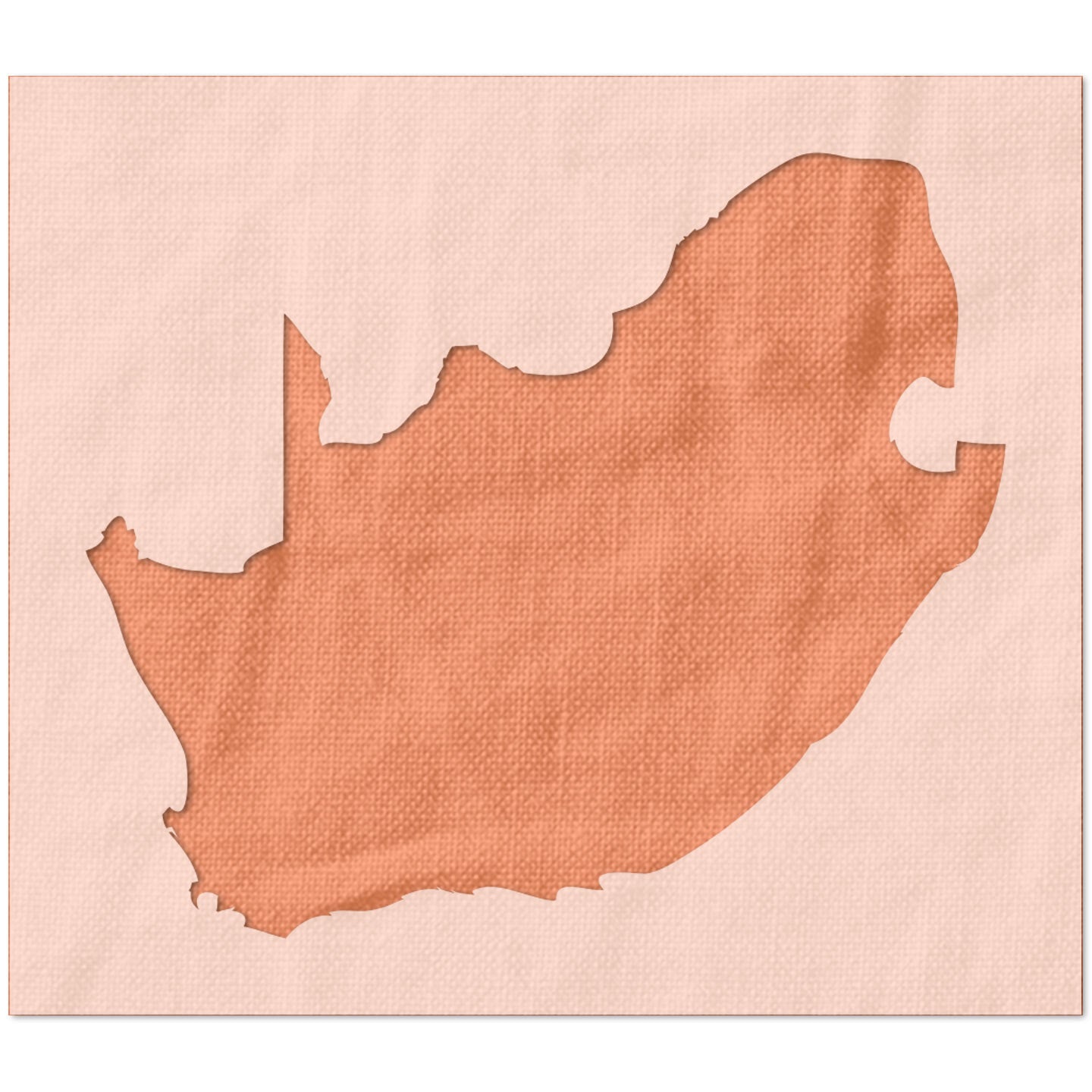 Shape of South Africa Stencil
