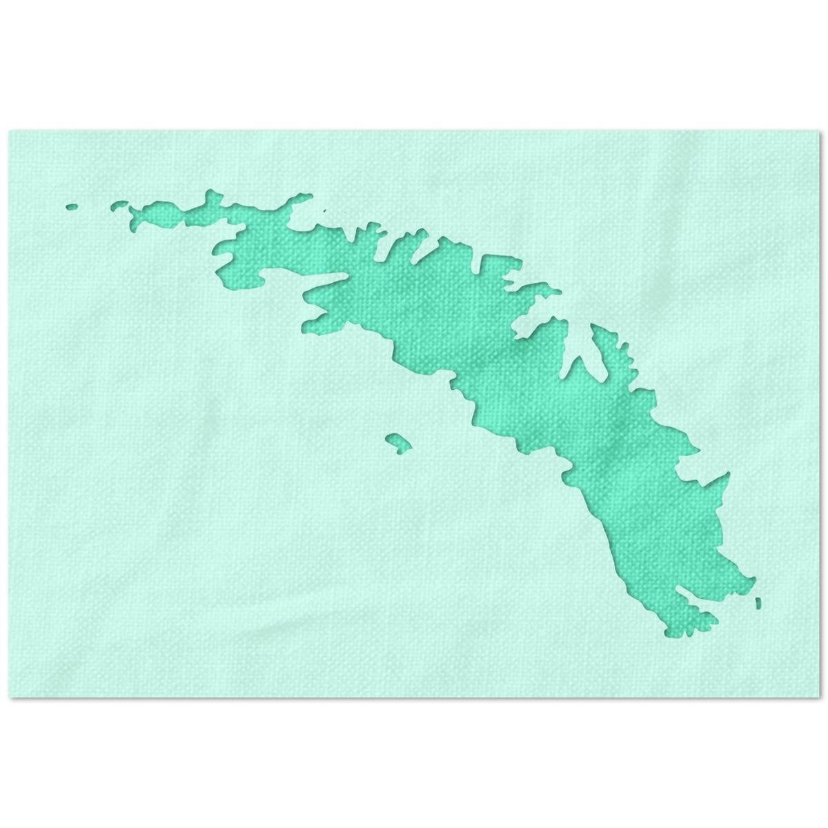 South Georgia Island Stencil