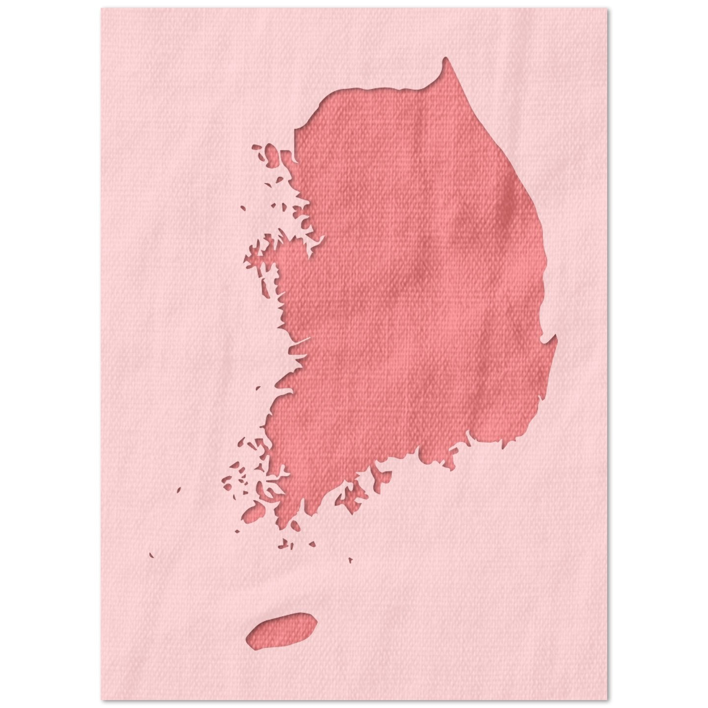 South Korea Stencil