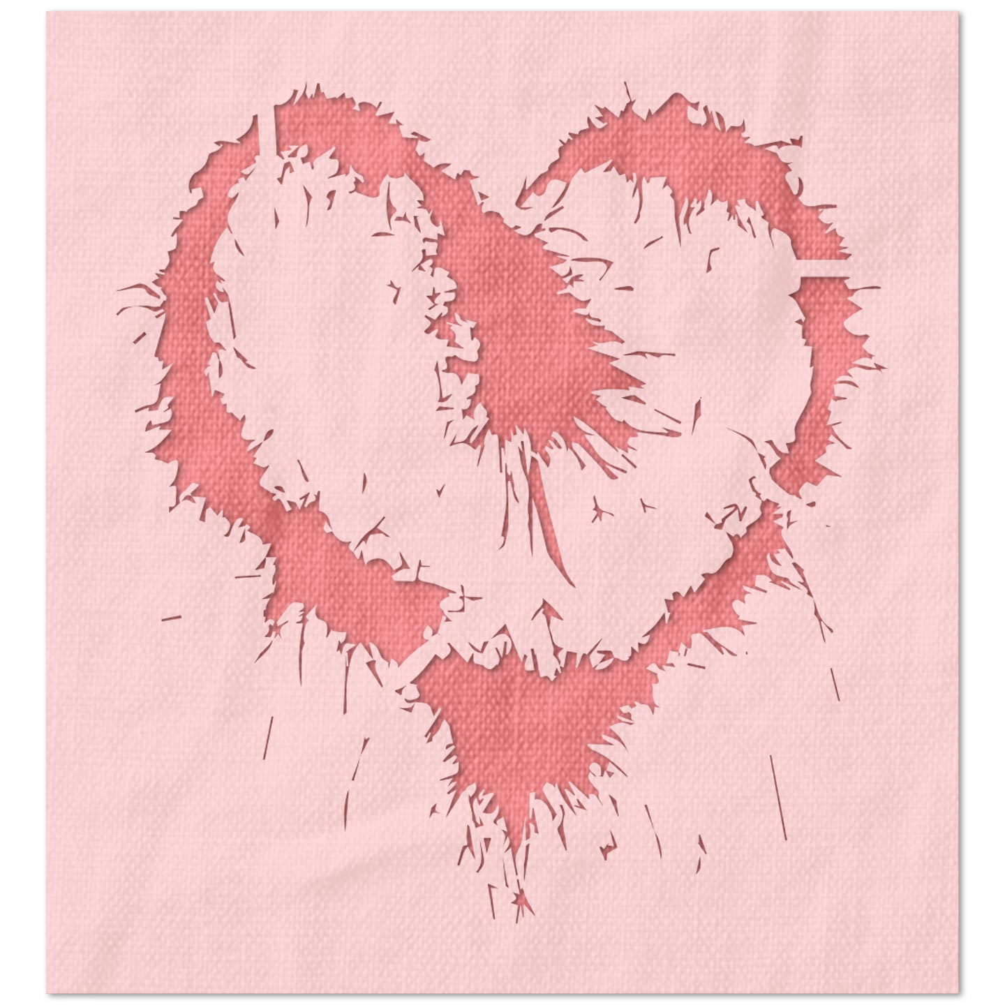 Sparkling Heart Stencil