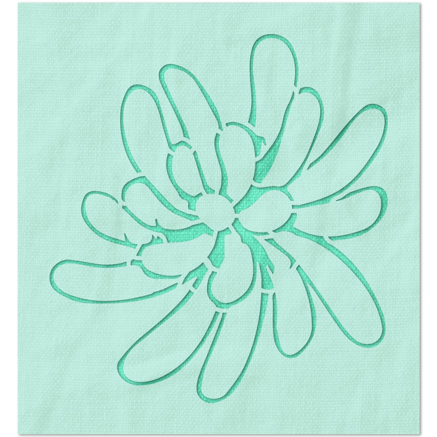 Stonecrop Succulent Stencil
