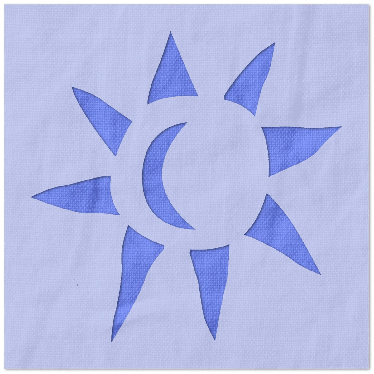 Sun and Moon Drawing Stencil