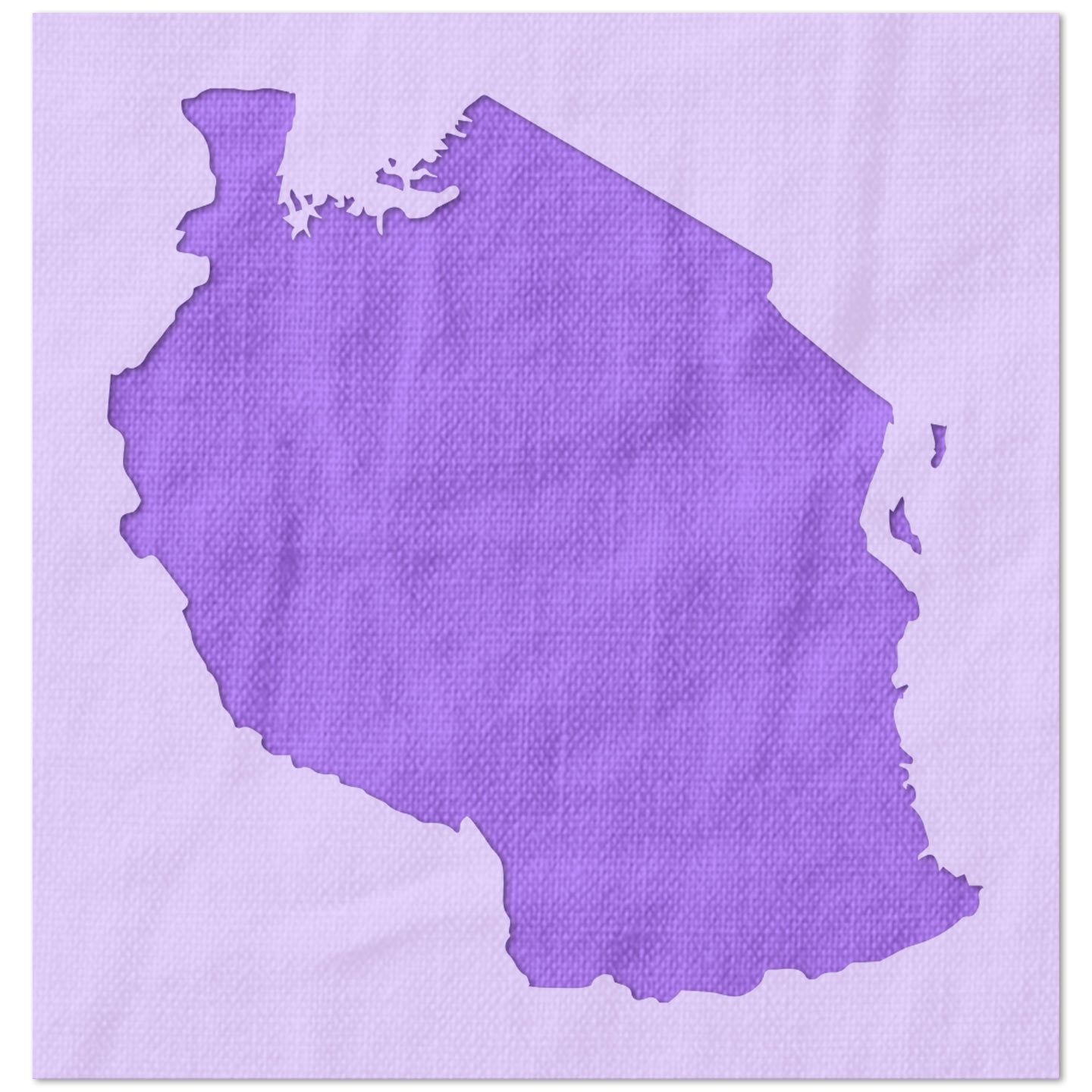 Tanzania Stencil