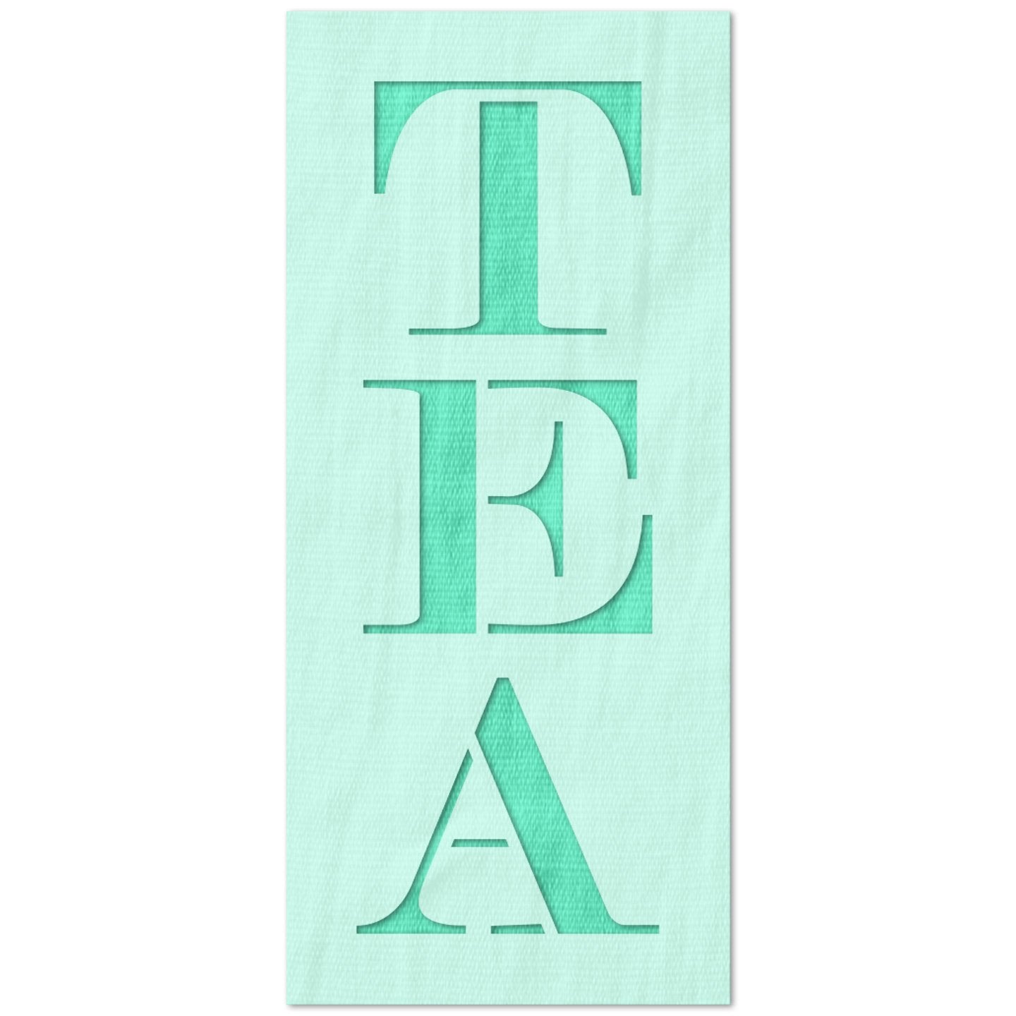 Tea Vertical Stencil