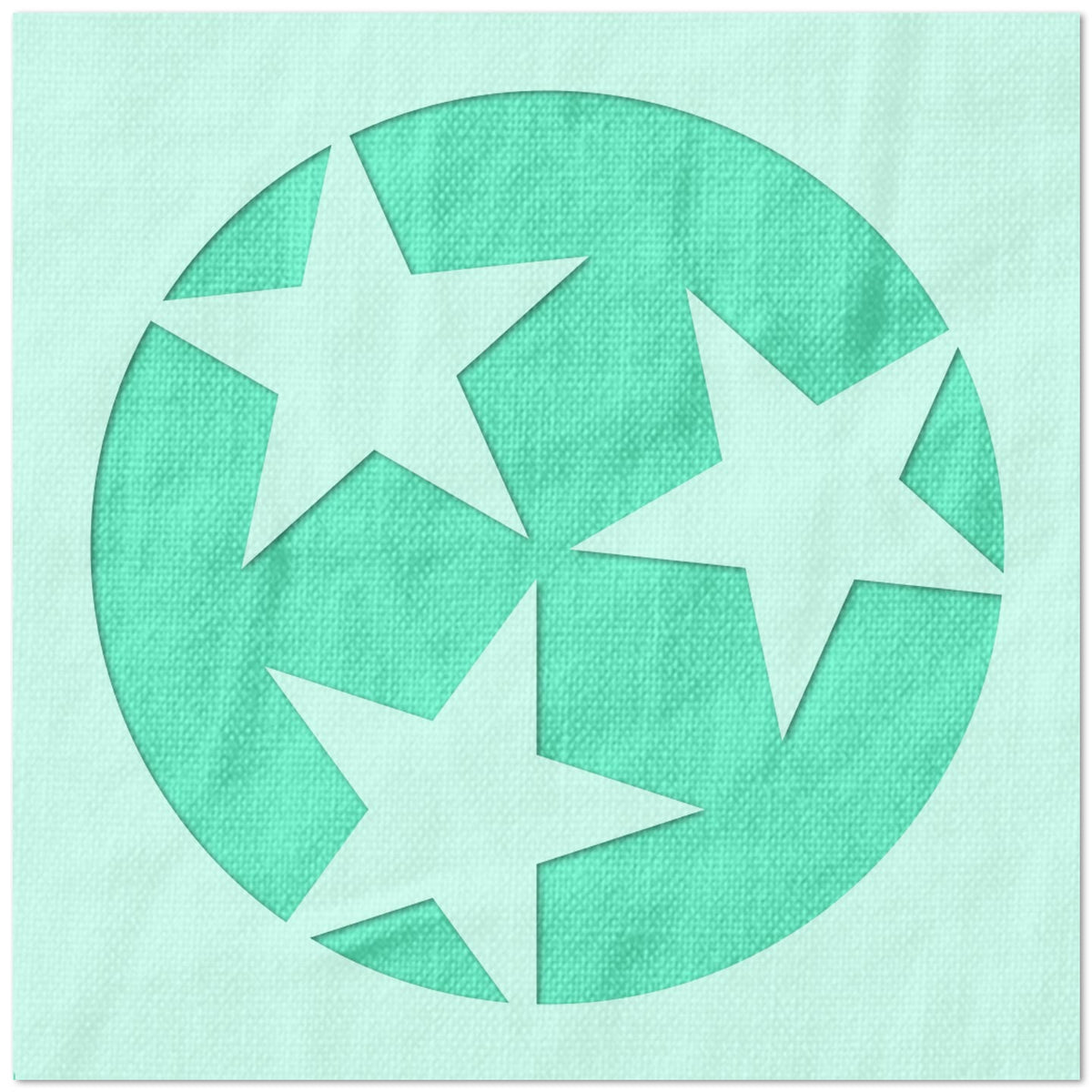 Tennessee Flag Three Star Stencil | Stencil Stop tennessee-flag-three-star-stencil-stencil-stop