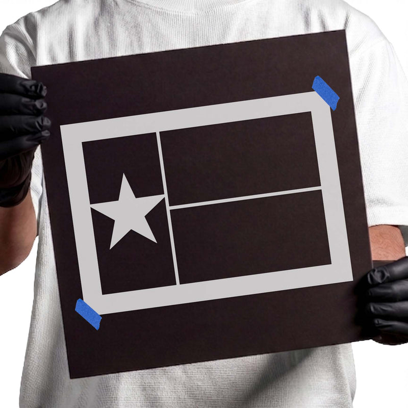 Texas State Flag Stencil Stencil Stop