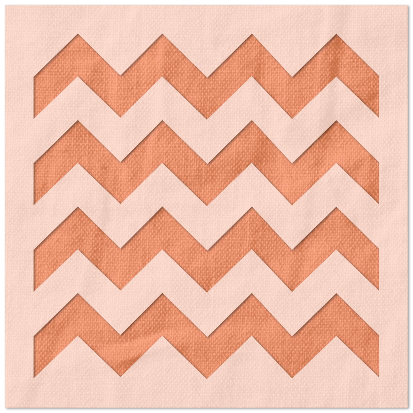 Thick Chevron Pattern Stencil