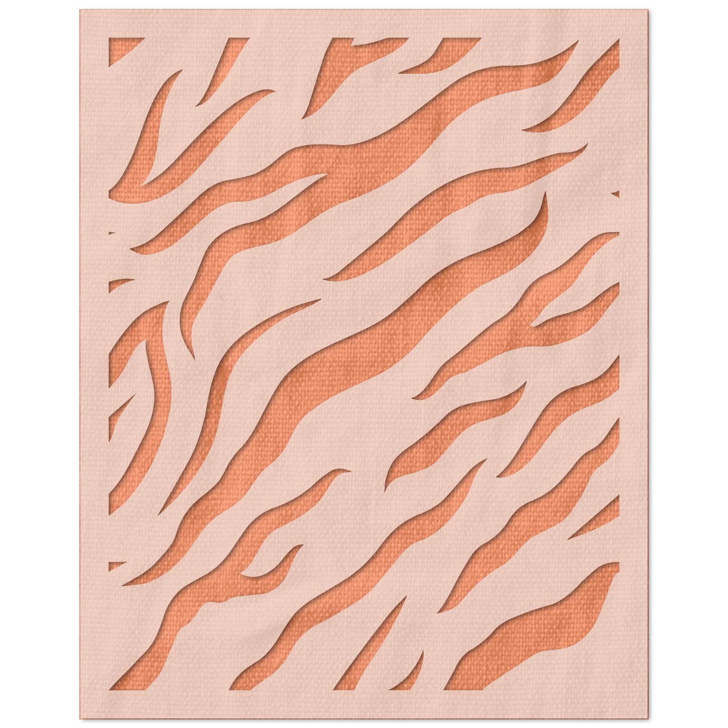Seamless Tiger Stripe Pattern