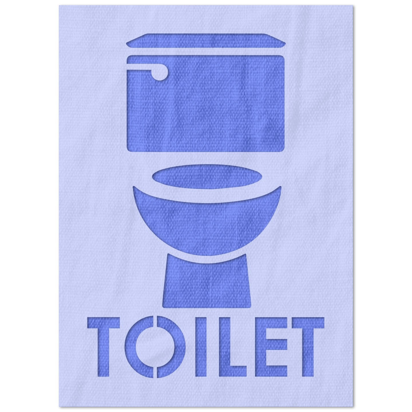Toilet Sign Stencil
