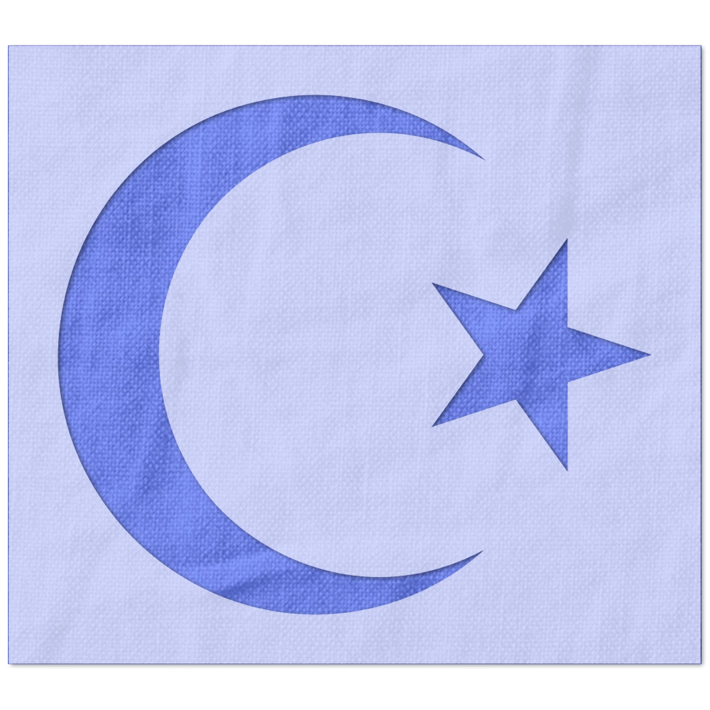 Turkey Flag Stencil