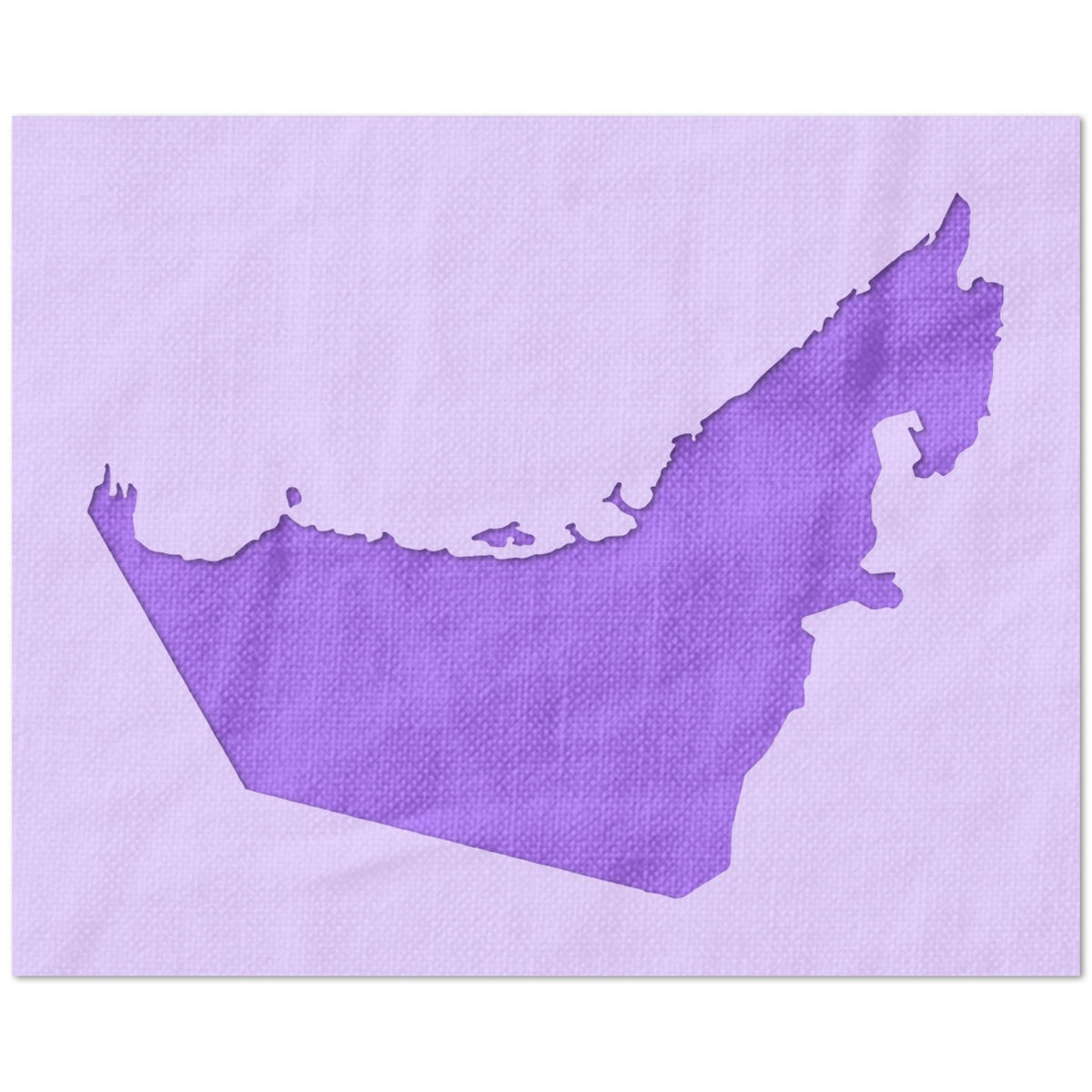 United Arab Emirates Stencil