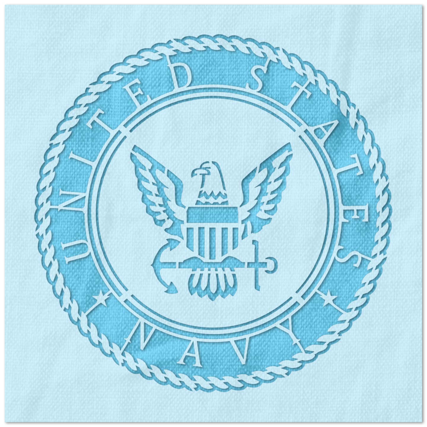 United States Navy Symbol Stencil