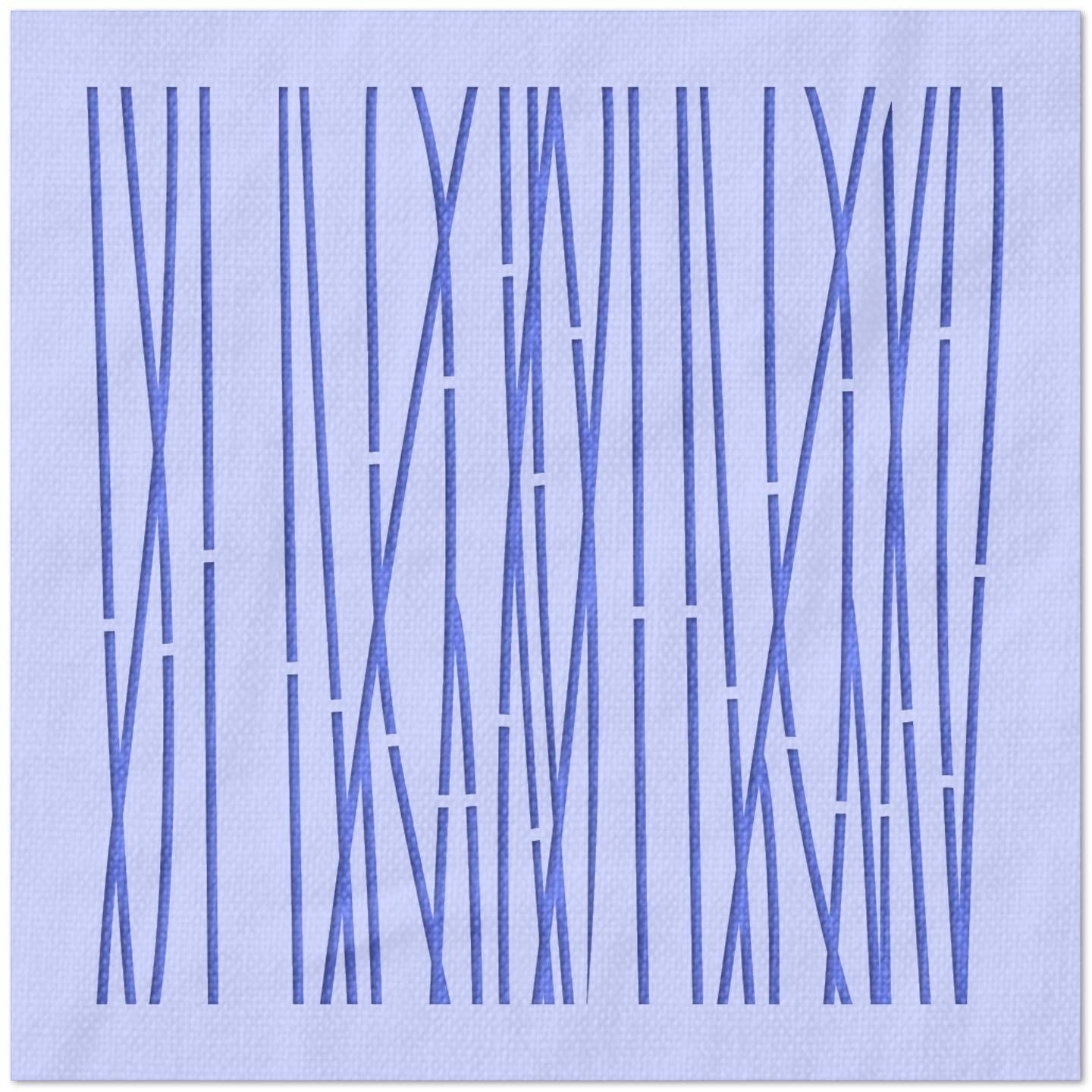 Vertical Stick Pattern Stencil
