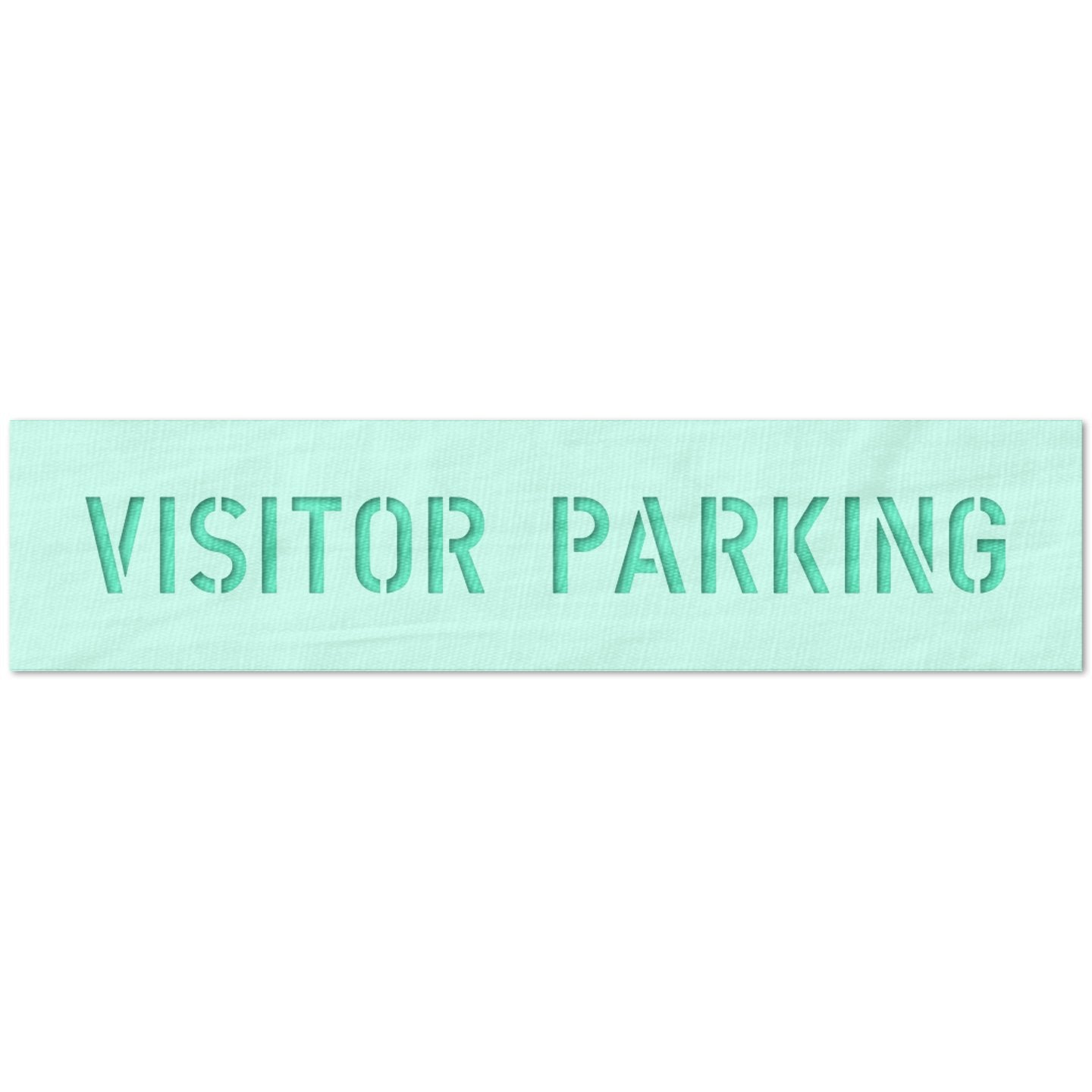Visitors Parking Sign Stencil