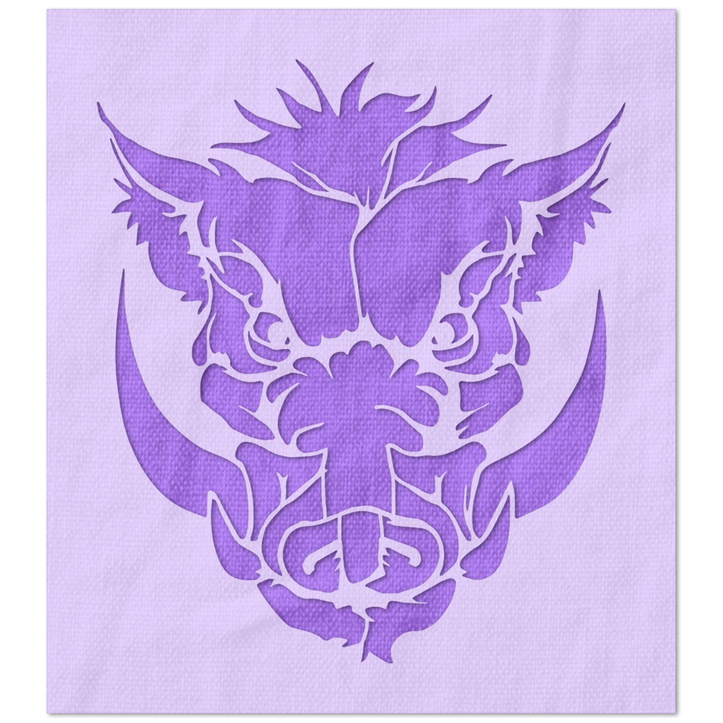 Warthog Head Stencil