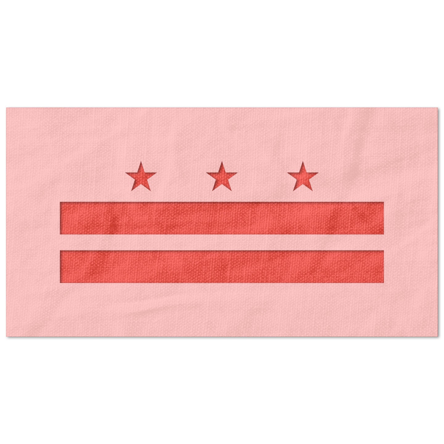 Washington, D.C. City Flag Stencil