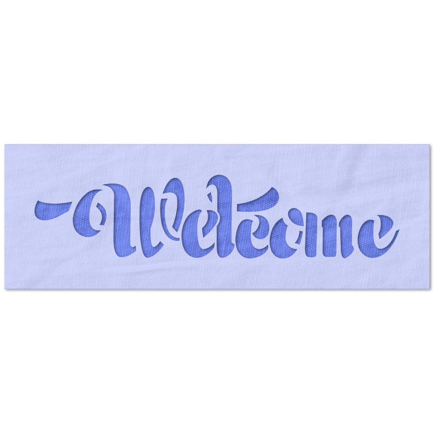 Welcome Playful Font Stencil