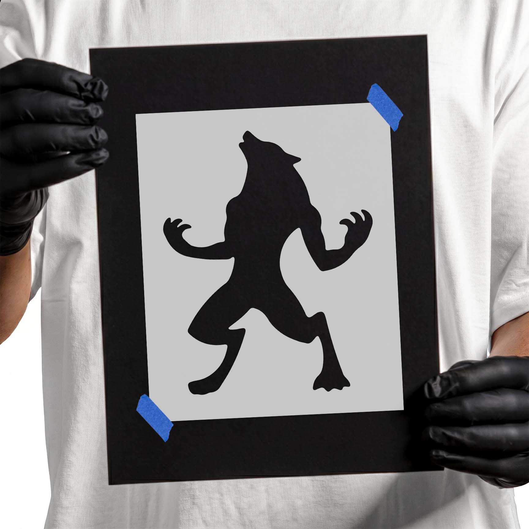 Werewolf Stencil
