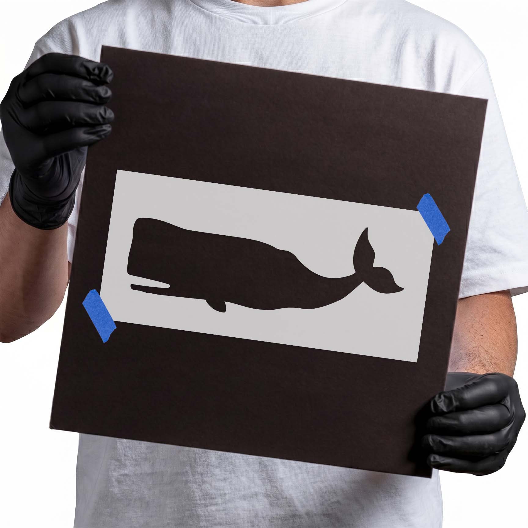 Whale Stencil