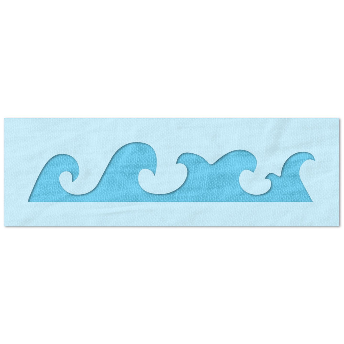 Whimsical Waves Stencil