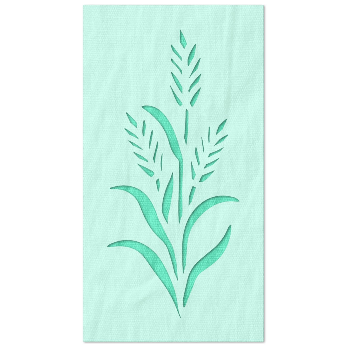 Whispy Wheat Stencil