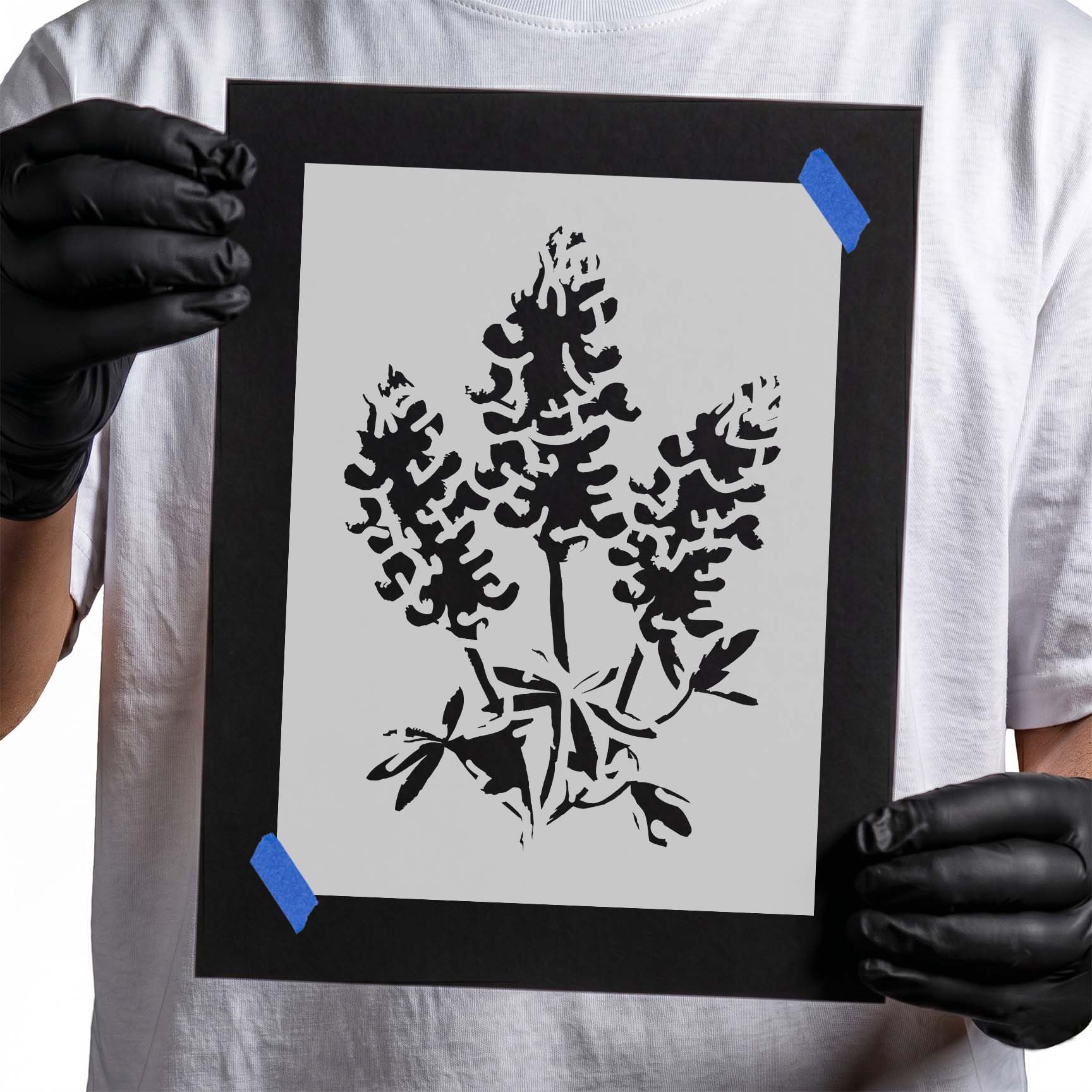 Wild Flowers Stencil
