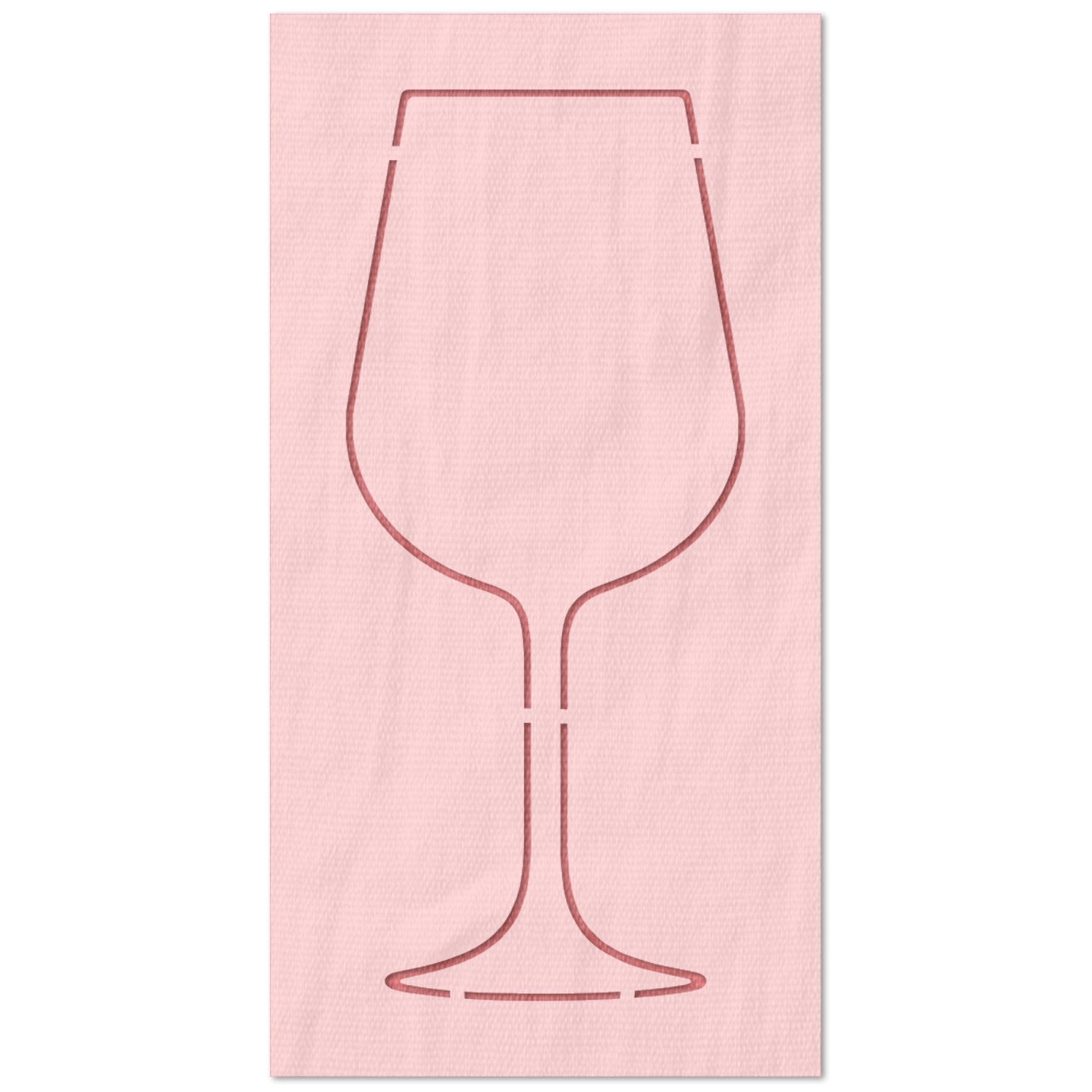 Wine Glass Stencil