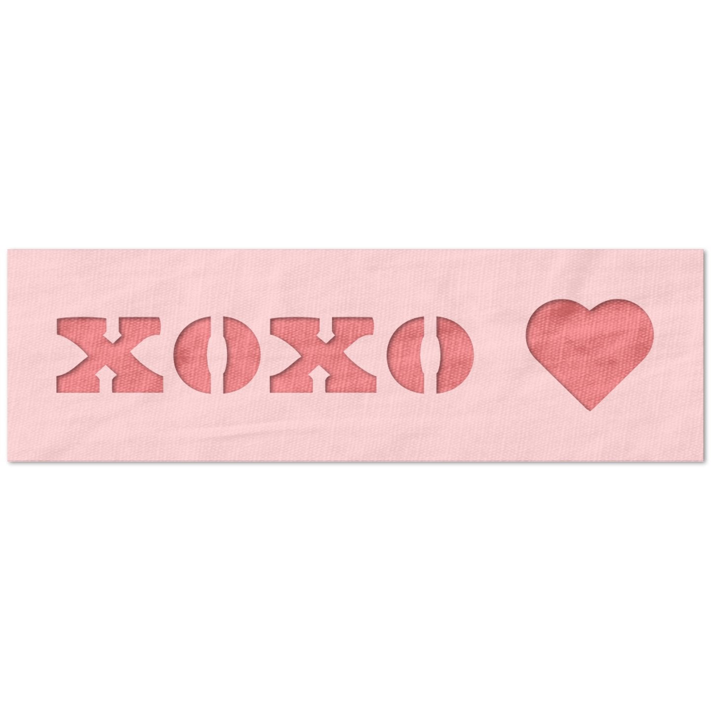 Xoxo Heart Stencil