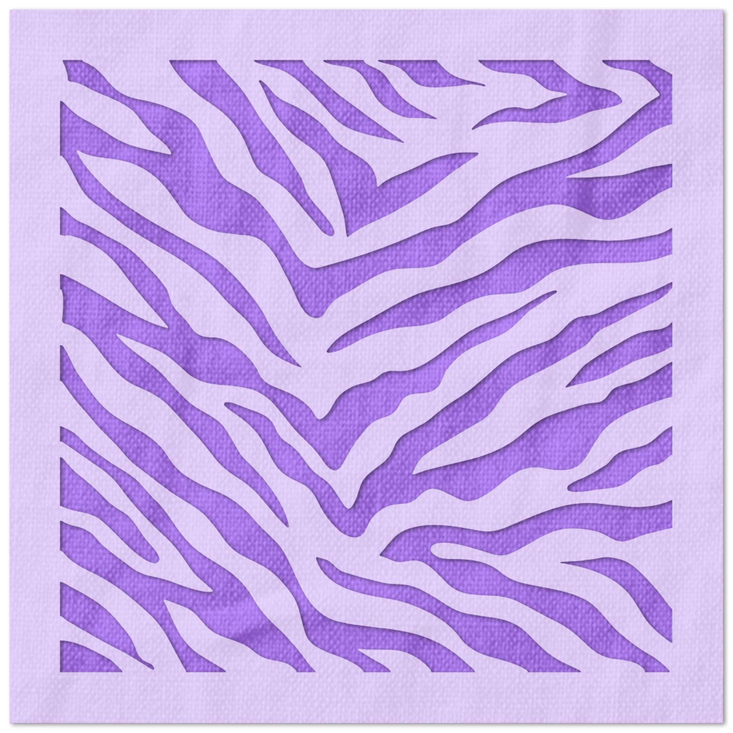 Zebra Print Stencil
